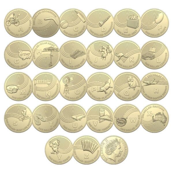 2019 $1 Great Australian Coin Hunt - Complete UNC Coin / Folder set - Image 7