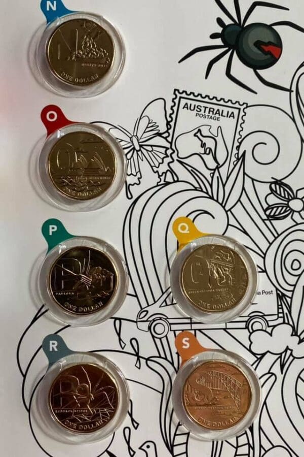 2021 $1 Great Australian Coin Hunt 2 - Complete UNC Coin / Folder set - Image 5