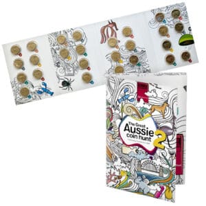 2021 $1 Great Australian Coin Hunt 2 - Complete UNC Coin / Folder set
