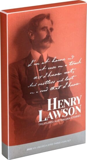 2022 50c Henry Lawson Royal Australian Mint 3 Coin Set