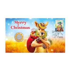 2024 50c Merry Christmas - Kangaroo Coloured PNC