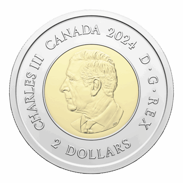 2024 $2 Canada Coloured Celebrating Inuit Nunangat Special Wrapped Coin Roll - Image 4