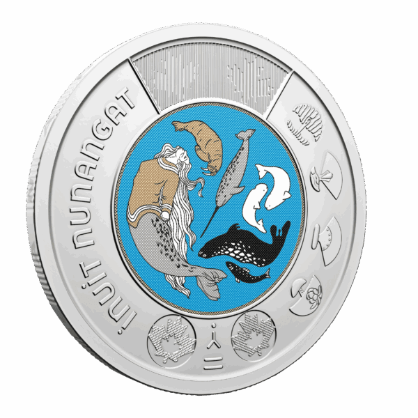 2024 $2 Canada Coloured Celebrating Inuit Nunangat Special Wrapped Coin Roll - Image 3