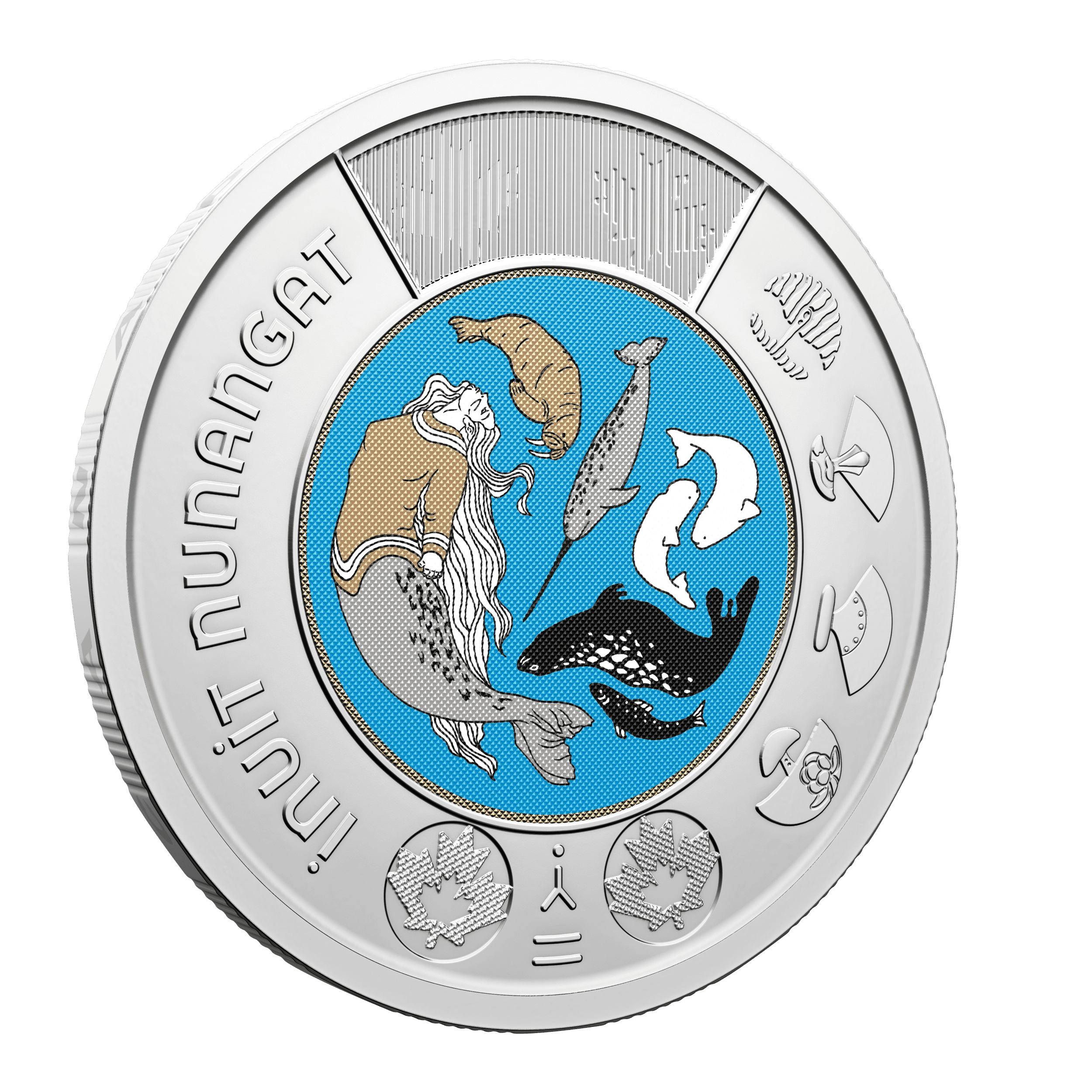 2024 $2 Canada Coloured Celebrating Inuit Nunangat Special Wrapped Coin Roll - Image 3