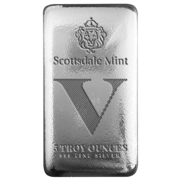 Imperium Collection | V 5oz Silver .999 Scottsdale Bar
