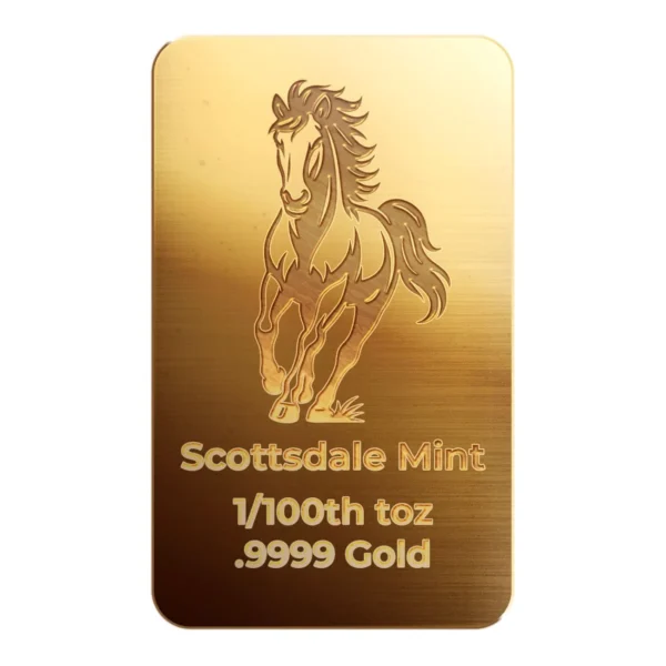 2026 Lunar Year of the Horse 1/100oz Gold Bar
