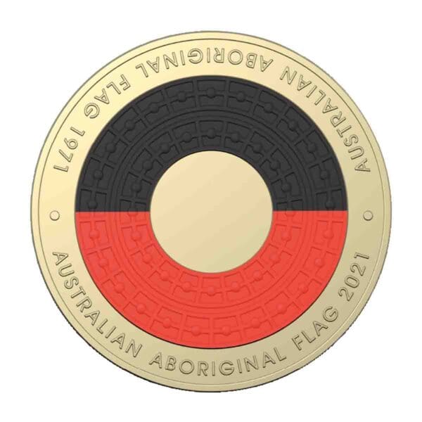 2021 $2 Aboriginal Flag AlBr UNC Coin Pack - Image 3
