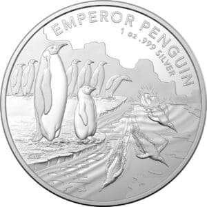2023 $1 Royal Australian Mint Emperor Penguin 1oz Silver BU Coin
