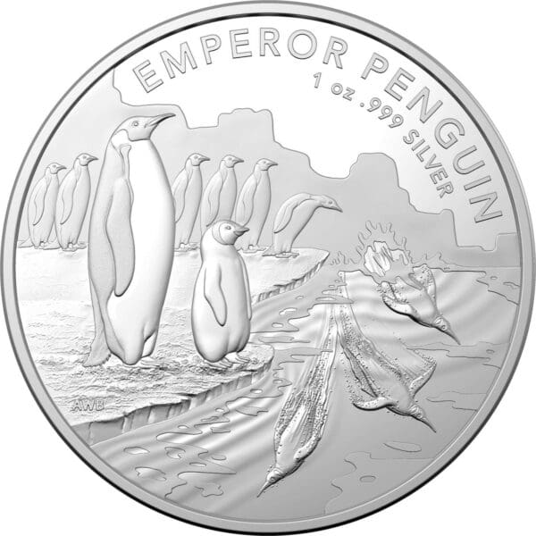 2023 $1 Royal Australian Mint Emperor Penguin 1oz Silver BU Coin