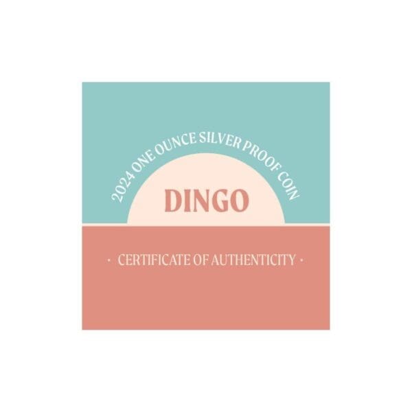 2024 $1 Baby Dingo 1oz Silver Proof Coloured Coin - Image 5