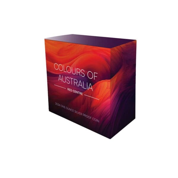 2024 $1 Red Centre - Colours of Australia 1oz Silver Proof Coin - Image 4