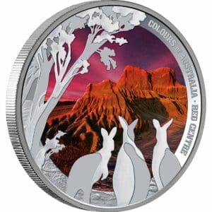 2024 $1 Red Centre - Colours of Australia 1oz Silver Proof Coin