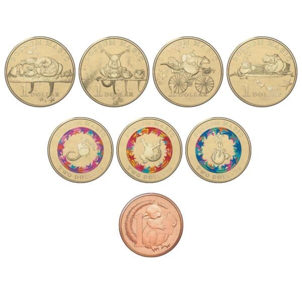 2017 Possum Magic 7-Coin Australian Uncirculated Set - Image 2
