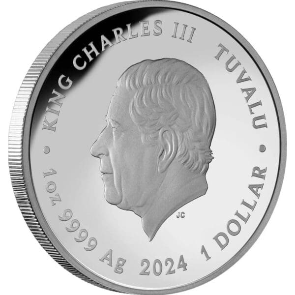 2024 $1 Electric Sky 1oz Silver Perth Mint Proof Coin - Image 2