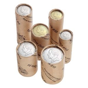 2024 Charles III $2-5c Premium Australian Mint Roll Set