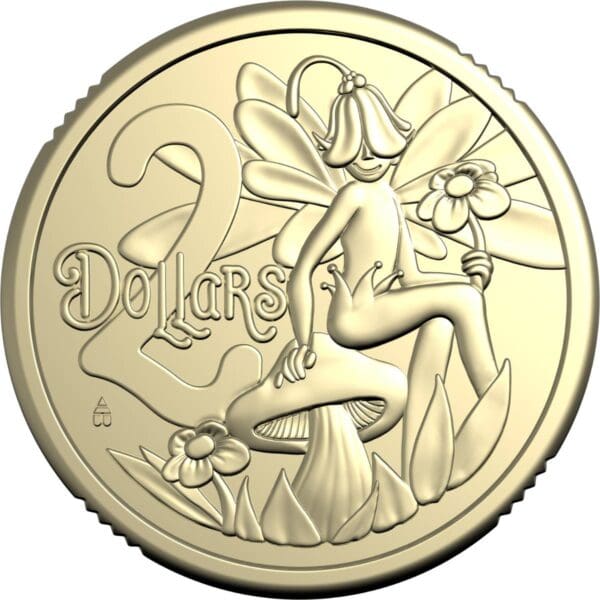 2025 $2 Tooth Fairy AlBr Australian Uncirculated Coin - Image 2