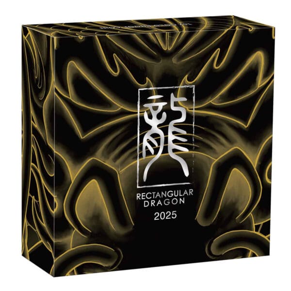 2025 $100 Dragon 1oz Gold Proof Rectangular Australian Coin - Image 4