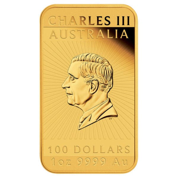 2025 $100 Dragon 1oz Gold Proof Rectangular Australian Coin - Image 2