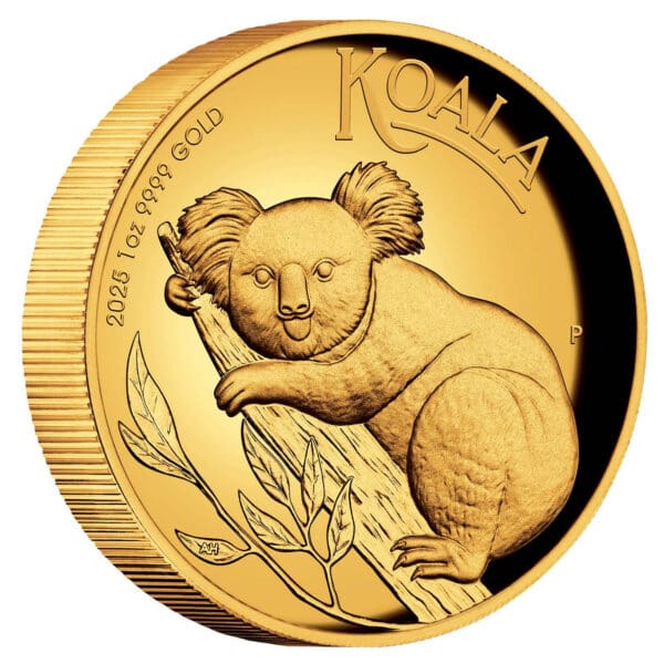 2025 $100 Koala 1oz Gold High Relief Proof Australian Coin