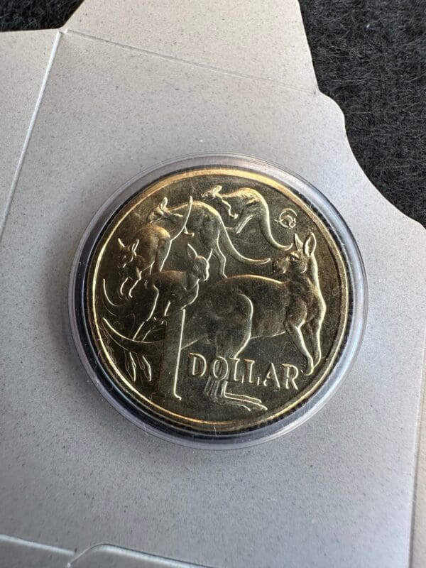 2009 $1 Master Mintmark UNC Carded coin - Image 3