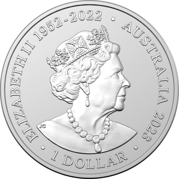 2023 $1 Royal Australian Mint Emperor Penguin 1oz Silver BU Coin - Image 2