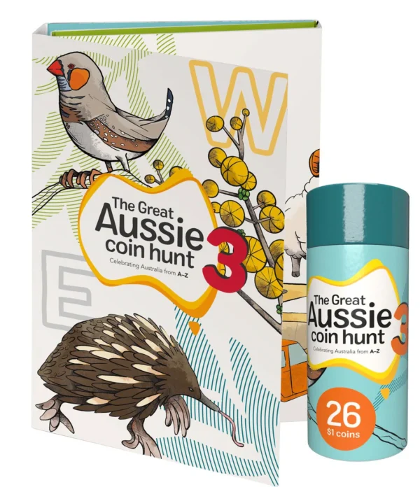 2022 $1 Great Australian Coin Hunt 3 - Complete UNC Coin / Folder set - Image 4