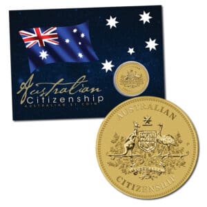 2023 $1 Australian Citizenship UNC Carded Coin