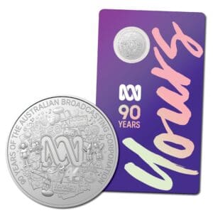2022 20c ABC 90th Anniversary UNC Carded Coin