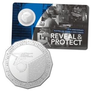 2022 50c Australian Signals Directorate UNC Carded Coin