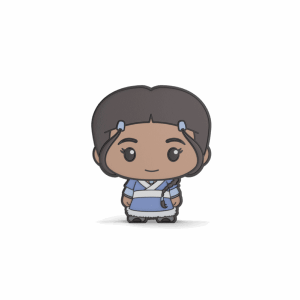2025 $2 Avatar The Last Airbender - Katara Chibi® 1oz Silver Coin - Image 2