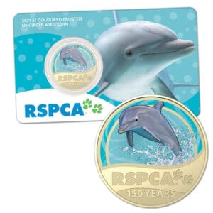 2021 $1 RSPCA 150th Anniversary UNC - Dolphin
