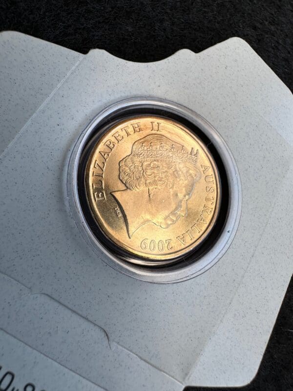 2009 $1 Master Mintmark UNC Carded coin - Image 4