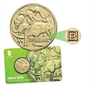 2016 $1 Mob Of Roos ANDA Show Special 'B' Privy Mark UNC