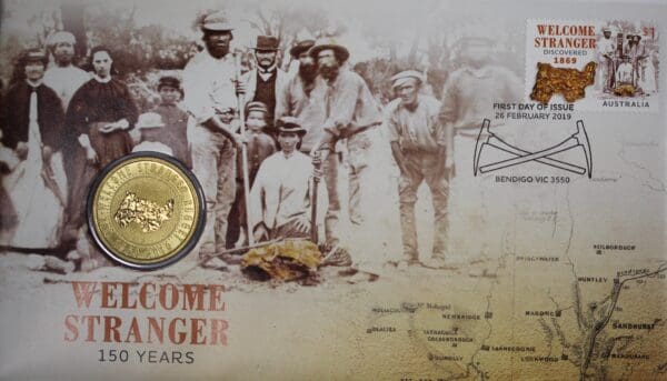 2019 $1 Welcome Stranger Gold Nugget 150th Anniversary PNC