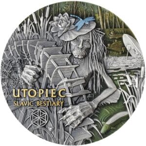2024 Utopiec Slavic Bestiary 3oz Silver High Relief Antiqued Coin