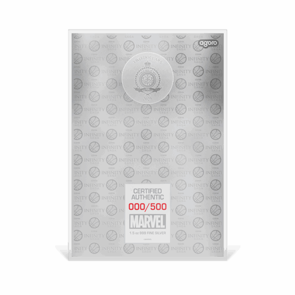 2025 $2 Marvel – The Infinity Saga Phase Three Doctor Strange 1.5oz Silver Coin - Image 3