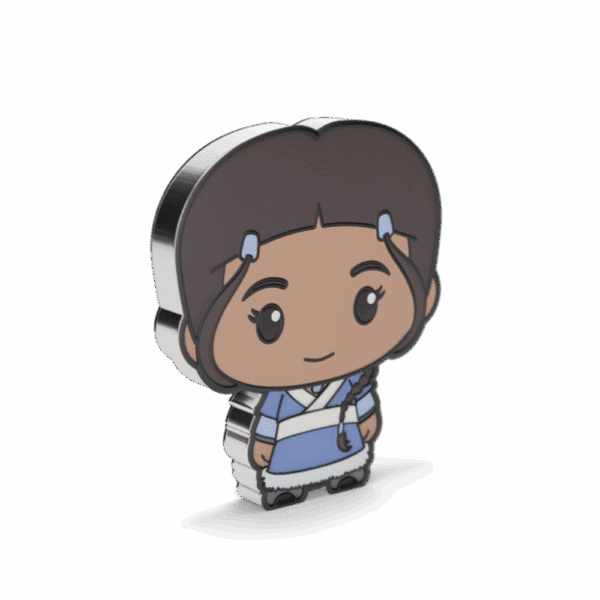 2025 $2 Avatar The Last Airbender - Katara Chibi® 1oz Silver Coin