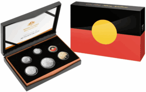 2021 Australian Proof Set. Aboriginal Flag