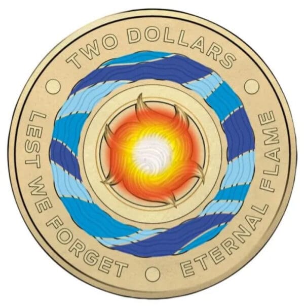 2018 $2 Eternal Flame Al-Br Coin Pack - Image 3