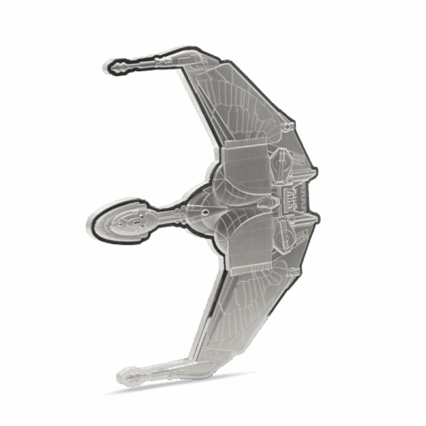 2025 $5 Star Trek Ships – Klingon Bird of Prey 3oz Silver Proof Coin