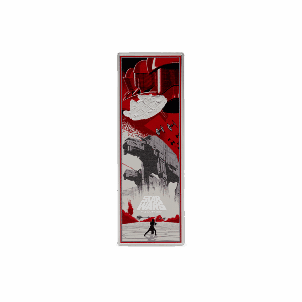 2025 $5 Star Wars™ The Last Jedi™ 3oz Silver Proof Coloured Coin - Image 2