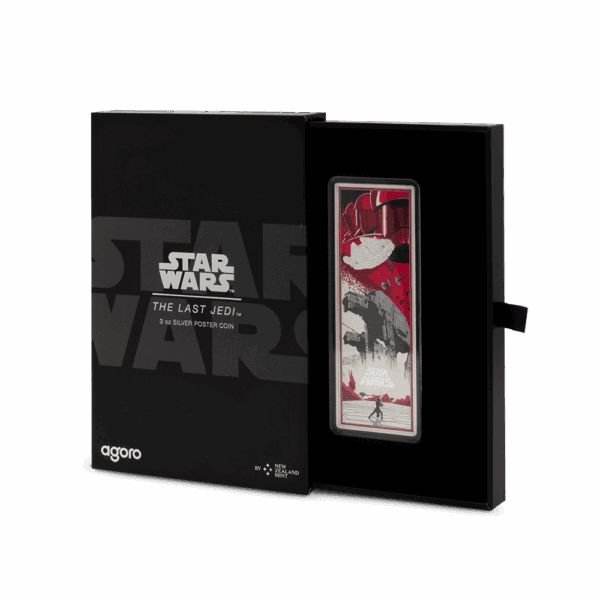 2025 $5 Star Wars™ The Last Jedi™ 3oz Silver Proof Coloured Coin - Image 3