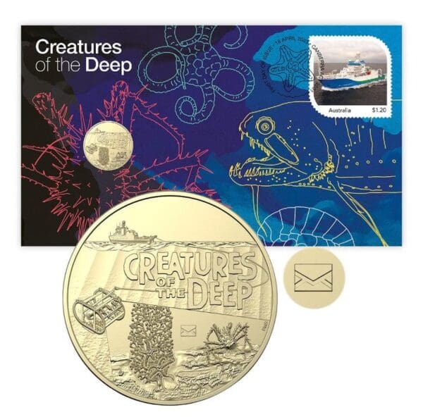 2023 $1 Creatures of the Deep Coloured PNC