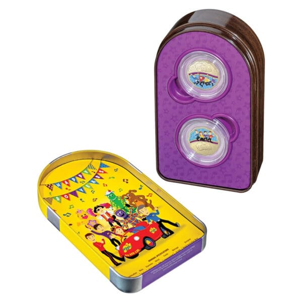 2021 30c 30 Years of the Wiggles Scalloped Two Coin UNC Set - Image 5