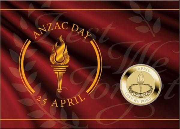 2023 $1 Anzac Day Carded Perth Mint Coin