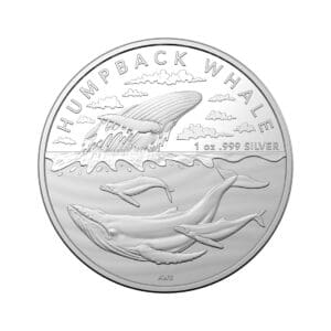 2023 $1 Humpback Whale - Australian Antarctic Territory 1oz Silver Bullion Coin