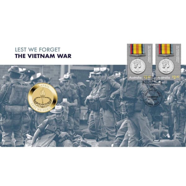 2023 $1 The Vietnam War ANZAC Lest We Forget Perth Mint PNC
