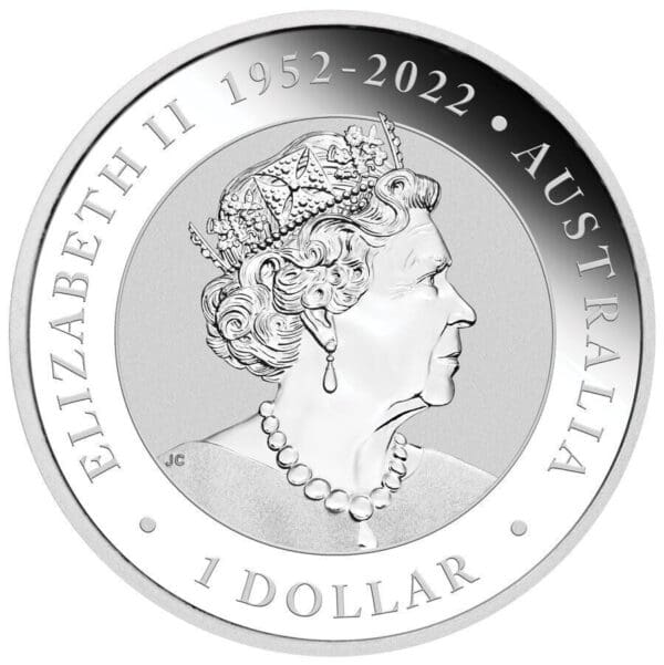 2023 $1 Perth Mint Australian Wedge-Tailed Eagle 1oz Silver Coloured Coin - Image 2