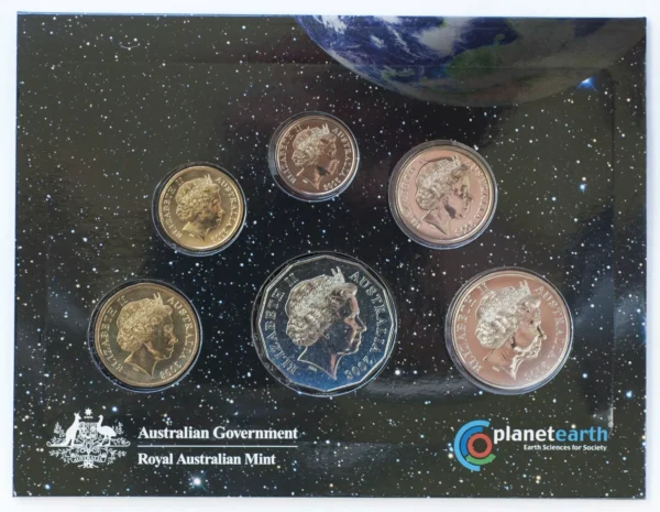 2008 Planet Earth 6 Coin UNC Australian Mint Set - Image 3