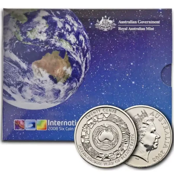 2008 Planet Earth 6 Coin UNC Australian Mint Set